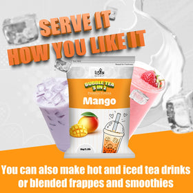 Fusion Select Honeydew Tea Powder iced frappé jar for refreshing cold blends.