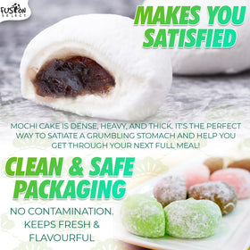 Fusion Select Japanese Mochi lychee close-up, floral sweetness and bright color