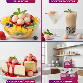 Fusion Select lychee cocktail ingredient brings aromatic sweetness to drinks.
