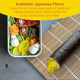 Fusion Select Pickled Radish Takuan adds crunch to sushi, sandwiches, and salads