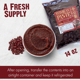 Fusion Select red bean paste texture closeup reveals silky-smooth consistency