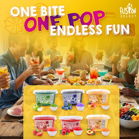Fusion Select Snack Toppings Closer Look highlights gleaming pearls and glossy finish.