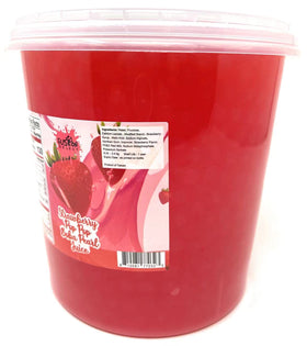 Fusion Select Bobaz Pearls close-up highlighting popping texture ideal for iced tea.