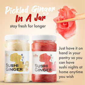 Fusion Select Sushi Ginger in a kitchen setup illustrating easy use.