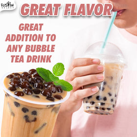 Fusion Select brown sugar pearls ready in five minutes for quick bubble tea.