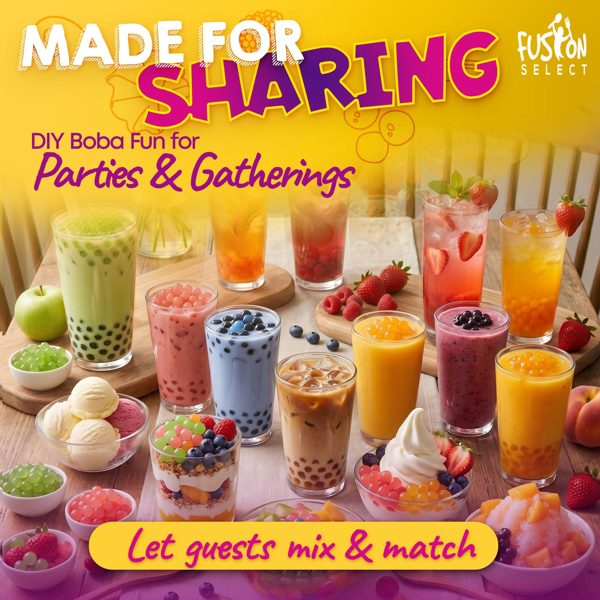Fusion Select Tea Serving Ideas inspire creative drinks and dessert pairings.
