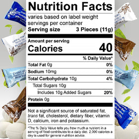 Fusion Sweets And Snacks Bible Verse Buttermints styled for Easter or church events.