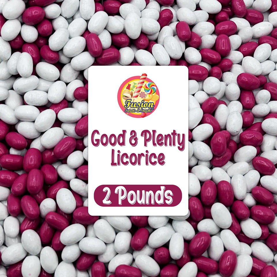 Fusion Sweets And Snacks Good and Plenty bulk bag ready for retro candy lovers