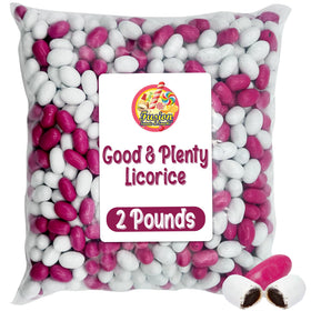 Good and Plenty bulk bag with heat-sealed packaging preserves freshness