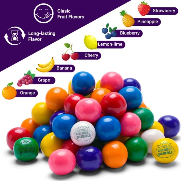 Fusion Sweets And Snacks gumballs heat-sealed bag preserving freshness and flavor.