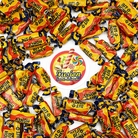 Fusion Sweets And Snacks Honey Candy almond taffy offers classic retro appeal.