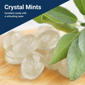 Transparent display bag of Fusion Sweets And Snacks mints ideal for bowls and desks.