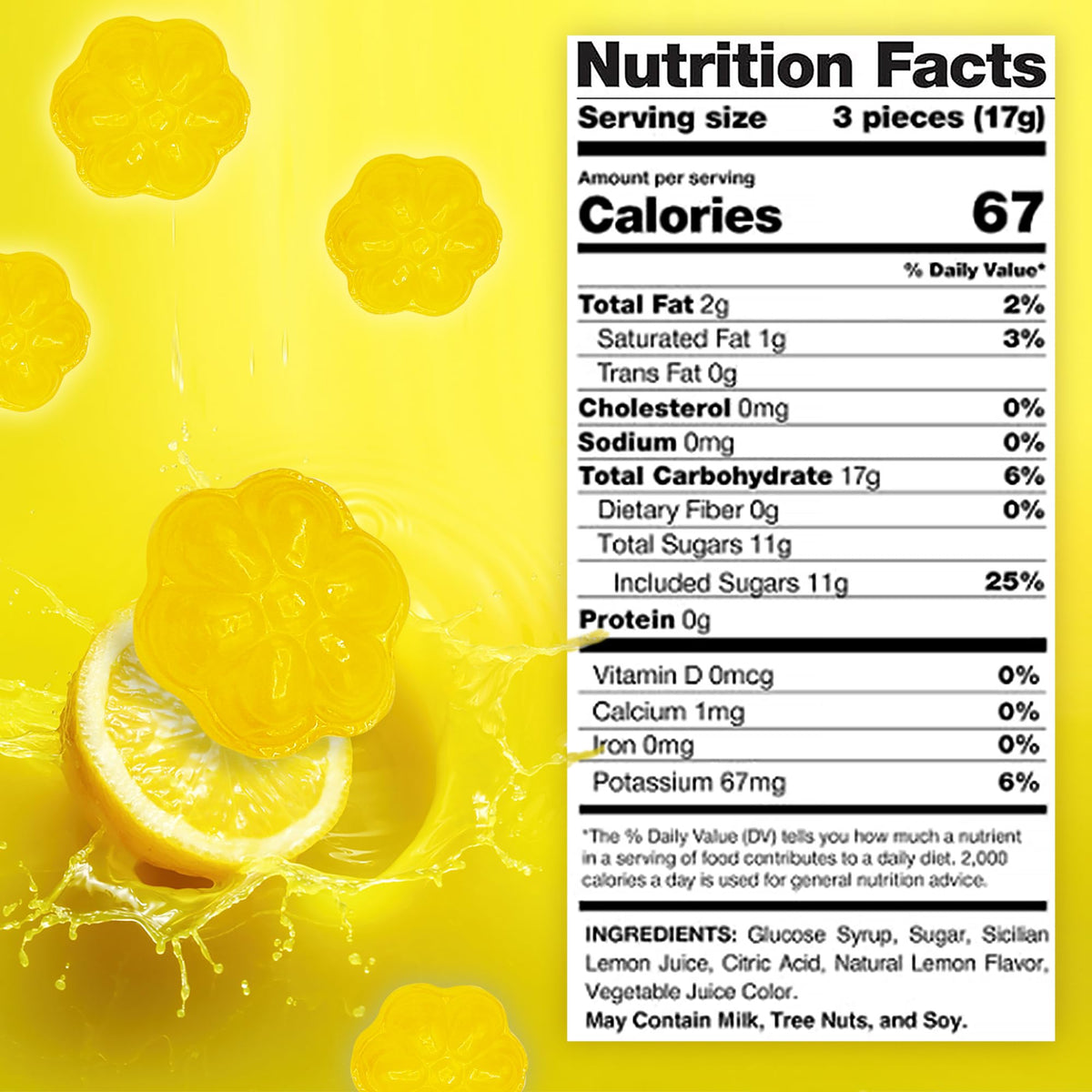 Fusion Sweets And Snacks old-fashioned lemon candy offers timeless citrus appeal