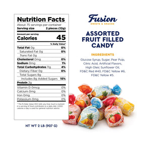 Fusion Sweets Arcor orange flavor offers zesty citrus notes