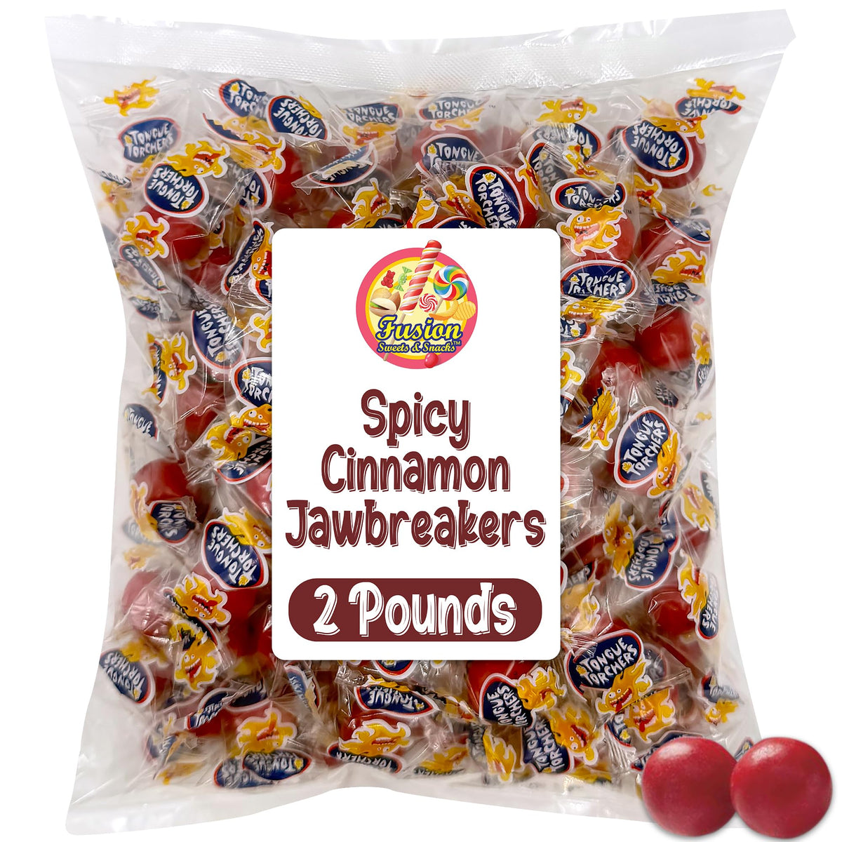 Fusion Sweets And Snacks atomic fireballs hard candy for fiery flavor moments.