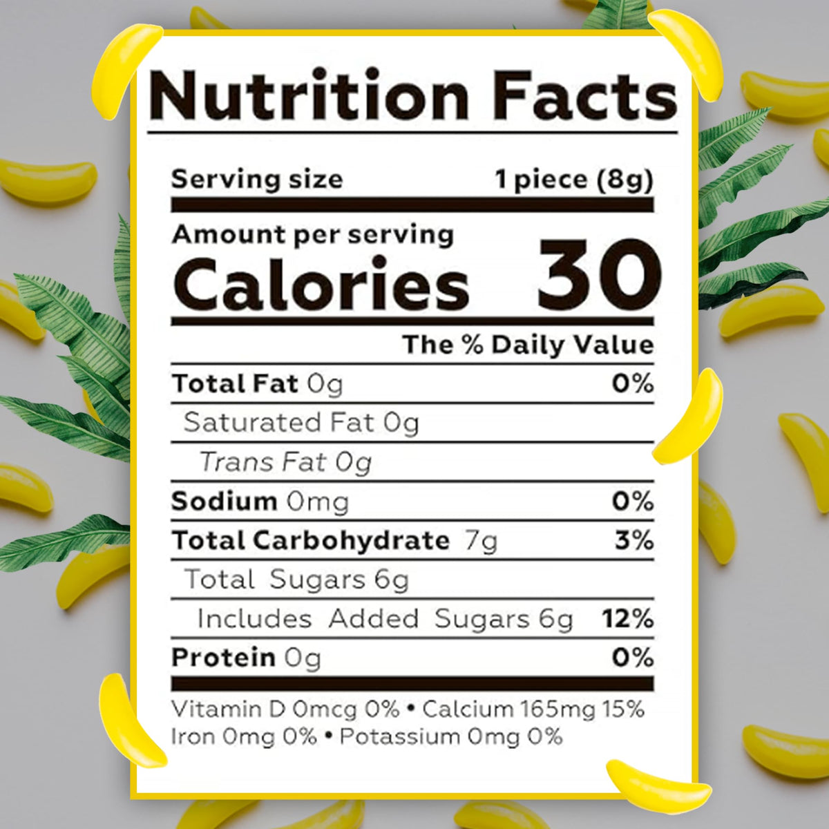 Gumball machine refill uses Bananarama banana candy for quick bites