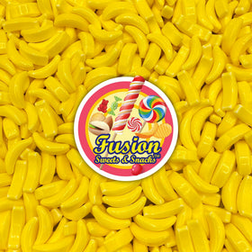 Bright yellow banana candy ideal for themed events and gifts