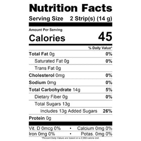 Fusion Sweets Candy Buttons: safe ingredients and satisfying bite in every strip