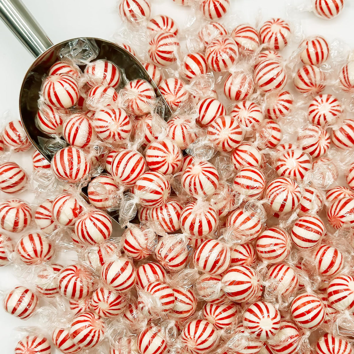 Fusion Sweets candy dish ready peppermint balls attract guests