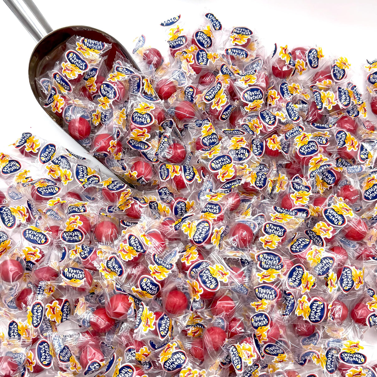 Fusion Sweets And Snacks candy-table display adds color and excitement.