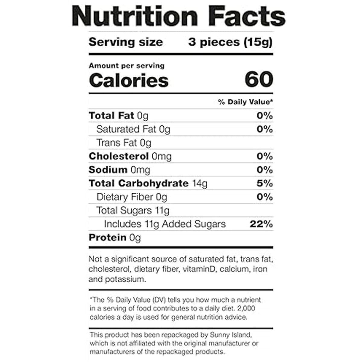 Fusion Sweets freshness sealed packaging keeps flavor in every piece.
