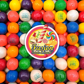 Heat-sealed bag keeps Fusion Sweets gumballs fresh and flavorful