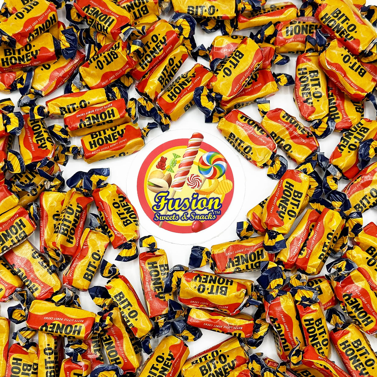 Fusion Sweets Honey Candy real honey and almond note enriches nostalgic tasting.