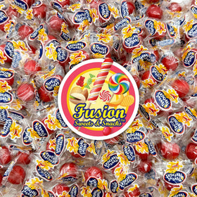 Fusion Sweets And Snacks individually wrapped fireball candy preserves freshness.