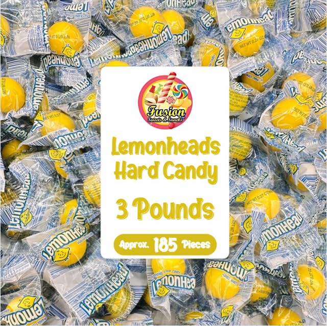 Fusion Sweets Lemonhead bulk bag showing easy party-friendly packaging and bulk value