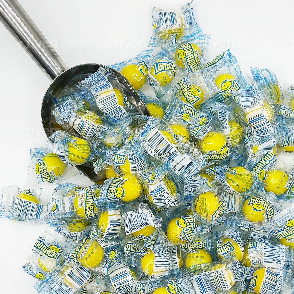 Individually wrapped Lemonheads for on-the-go snacking and sharing