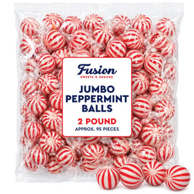 Fusion Sweets peppermint balls individually wrapped for freshness