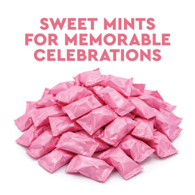 Fusion Sweets pink buttermints for hospital goodie bags, offering a refined, palate-pleasing treat.