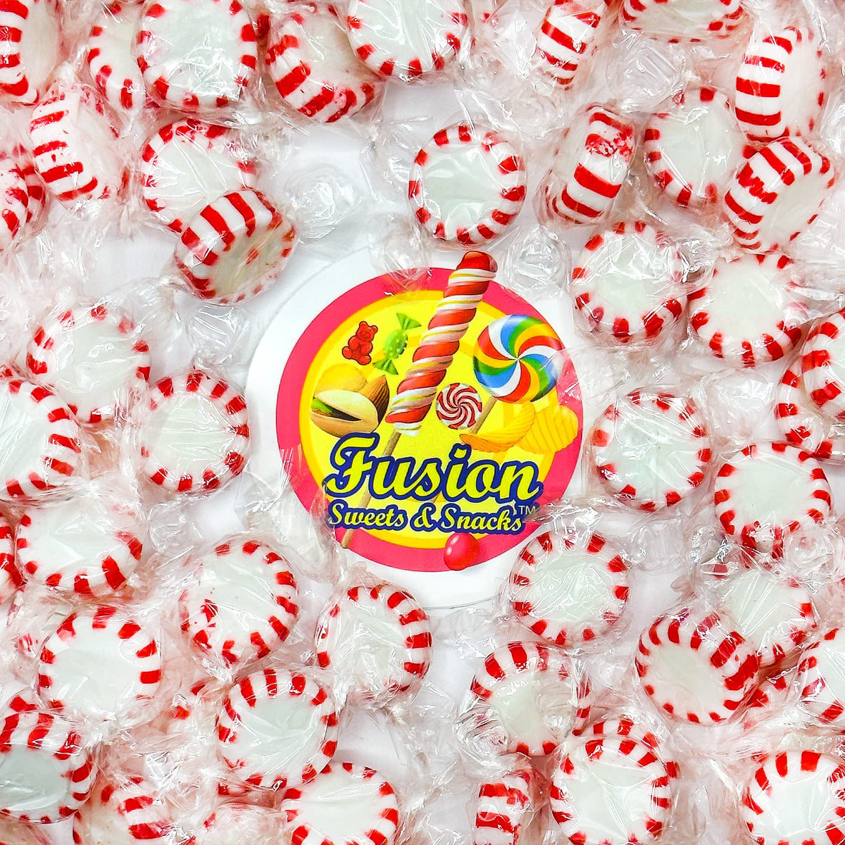 Fusion Sweets Starlight Peppermint individually wrapped mints ideal for gifts and trays
