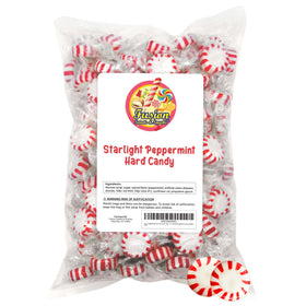 Fusion Sweets Starlight Peppermint wrapped mints, convenient individually wrapped for freshness on the go