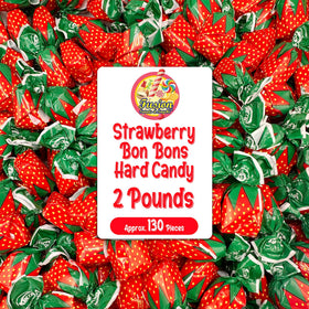 Fusion Sweets strawberry filled hard candy bulk bag ready for sharing
