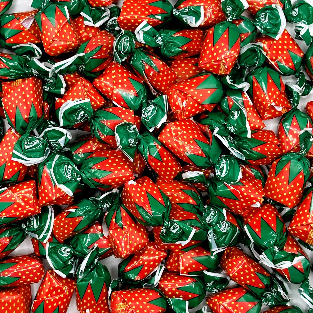 Fusion Sweets strawberry filled hard candy individually wrapped for freshness