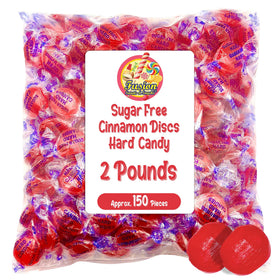 Fusion Sweets Sugarfree Cinnamon Hard Candy bulk bag for sharing at gatherings