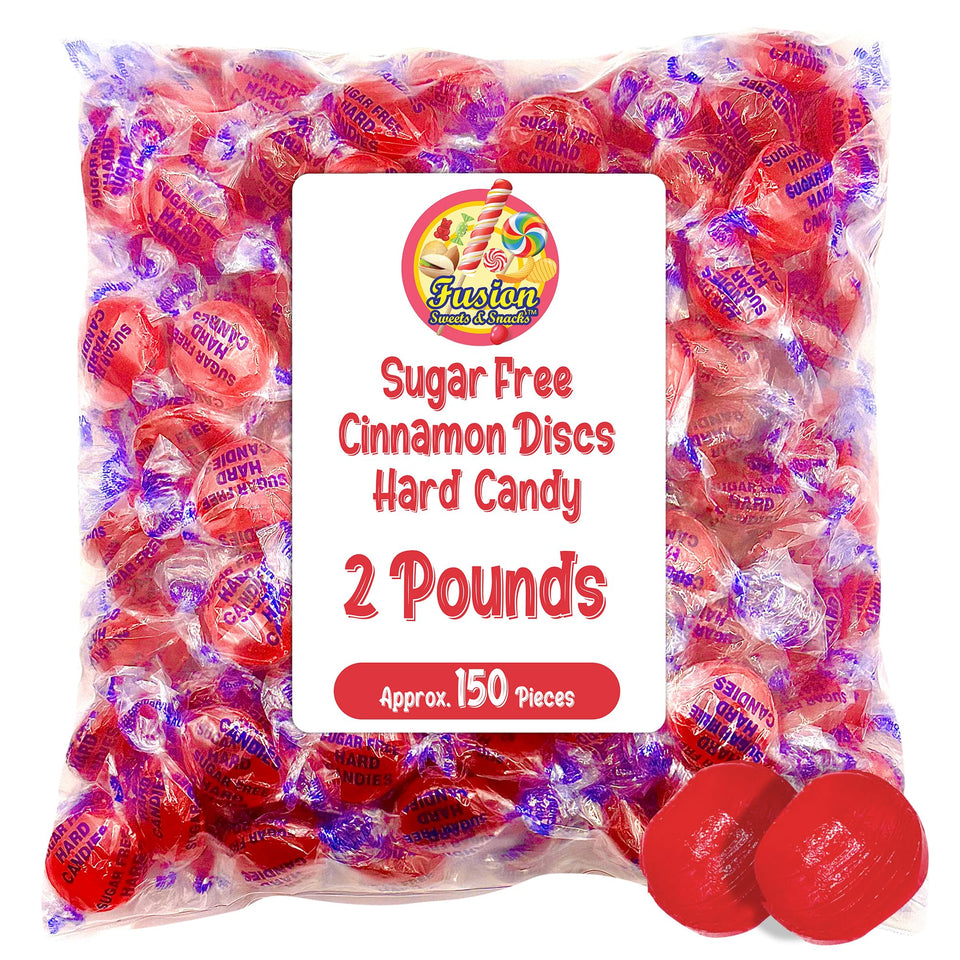 Fusion Sweets Sugarfree Cinnamon Hard Candy bulk bag for sharing at gatherings