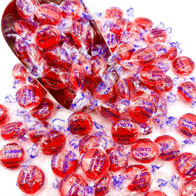 Close-up of Fusion Sweets Sugarfree Cinnamon Hard Candy highlighting cinnamon notes