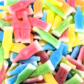 Fusion Sweets And Snacks wax bottle candy drinks with assorted flavors for nostalgic snacking