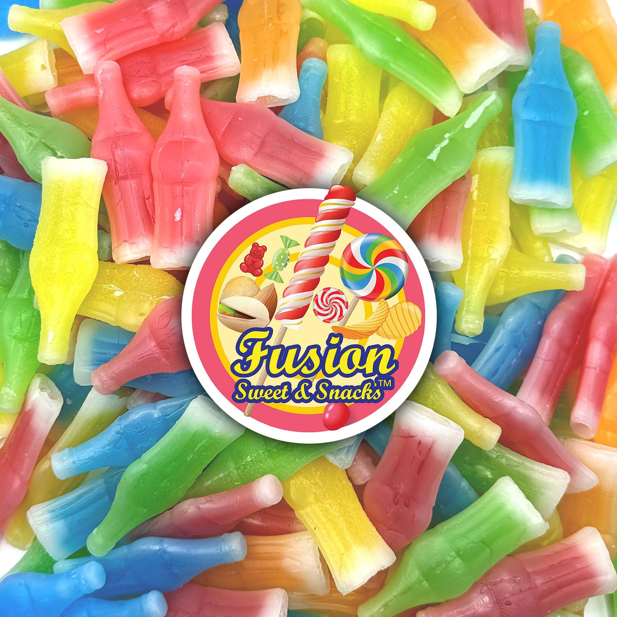 Fusion Sweets And Snacks party-friendly wax bottle drinks ready for sharing