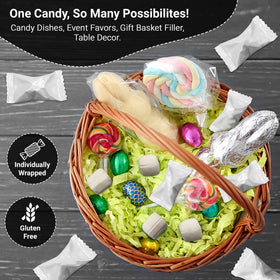 Fusion Sweets Wedding Mints on a table, perfect favors for guests