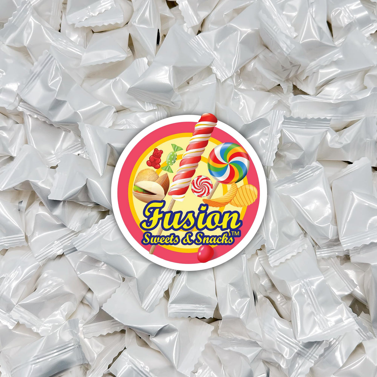 Fusion Sweets White Buttermints for Weddings, ideal as reception candy