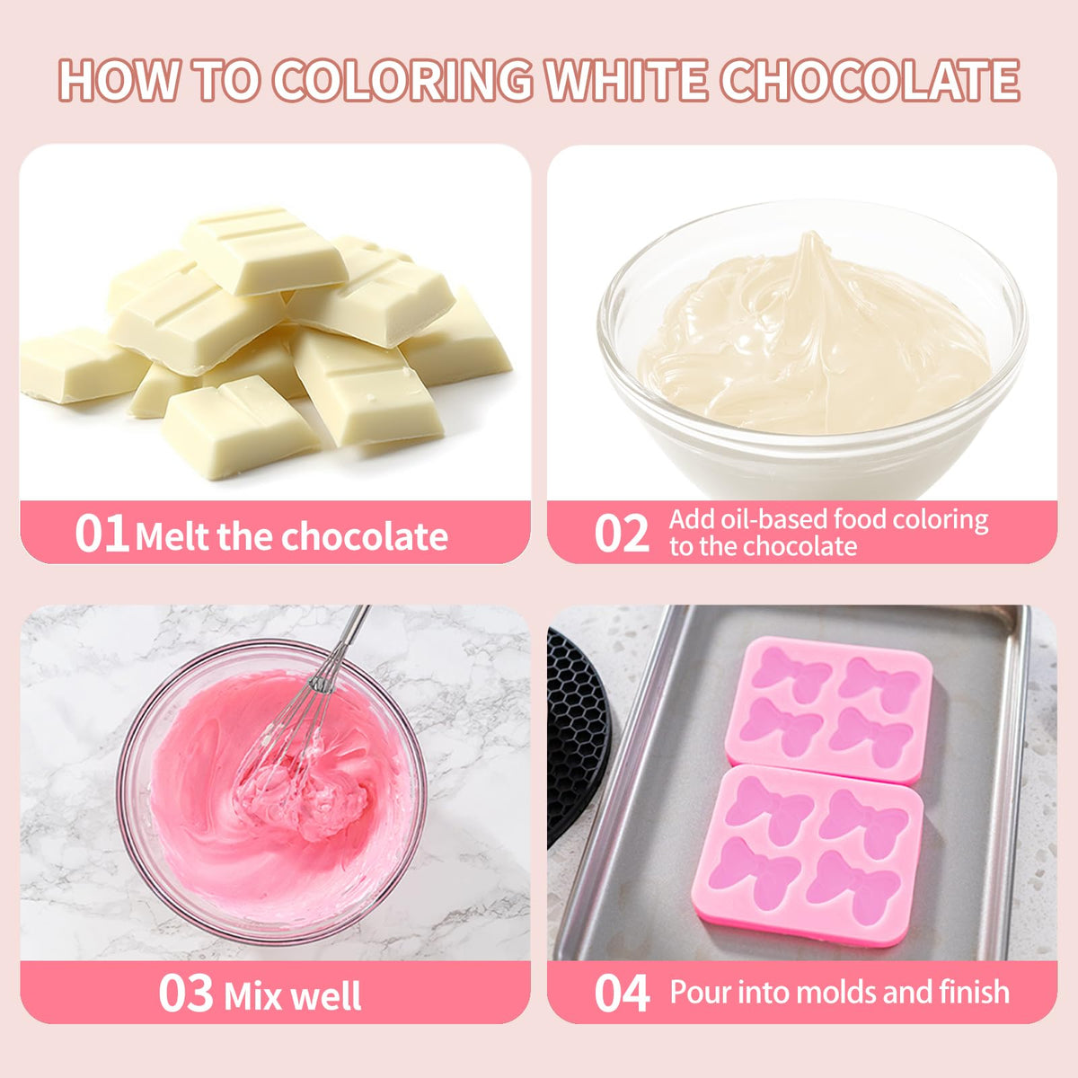FUTEBO oil-based coloring on frosting and fondant for bright decorations