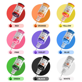 FUTEBO oil-based orange coloring for cakes and decorations
