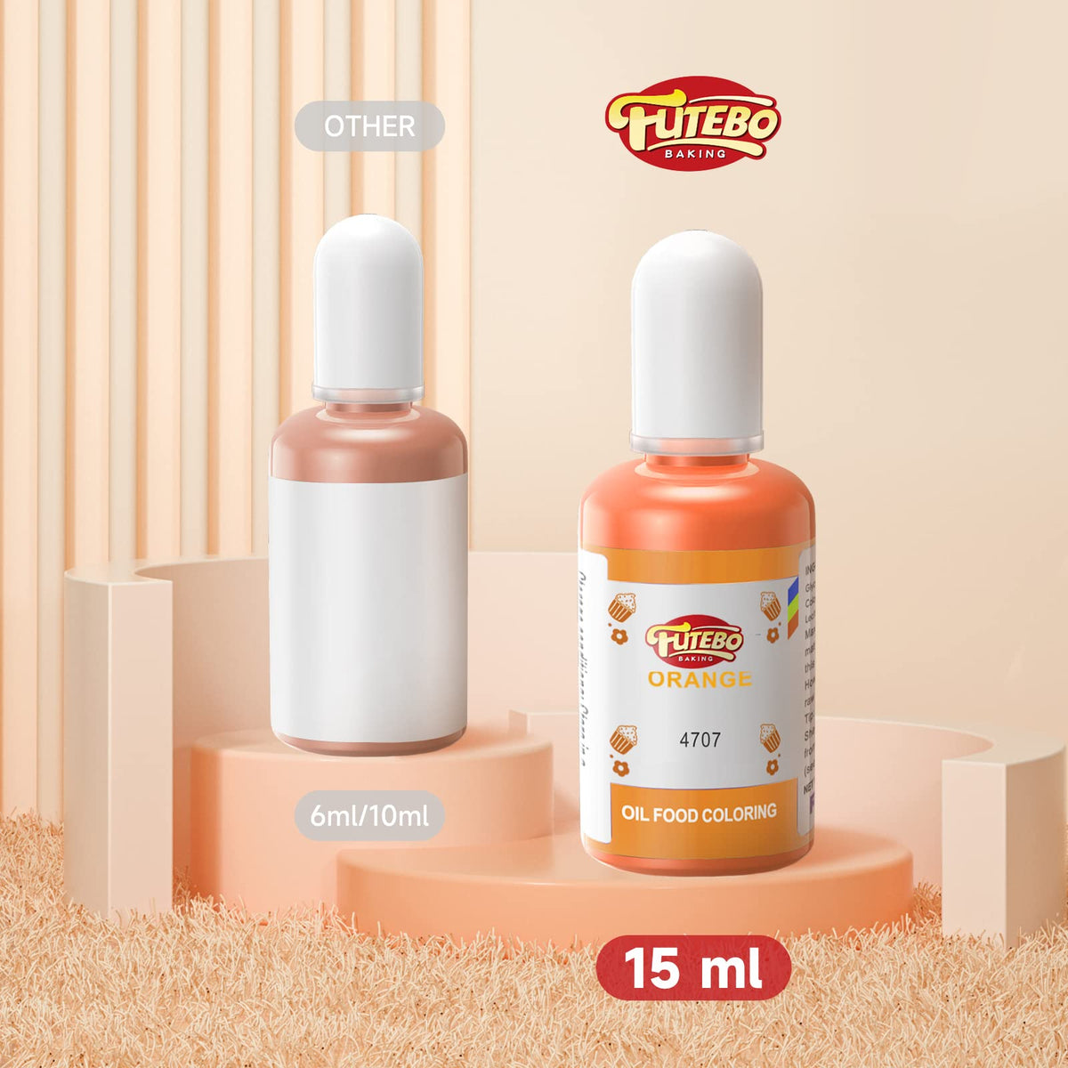 FUTEBO oil-based pink coloring for fondant and desserts