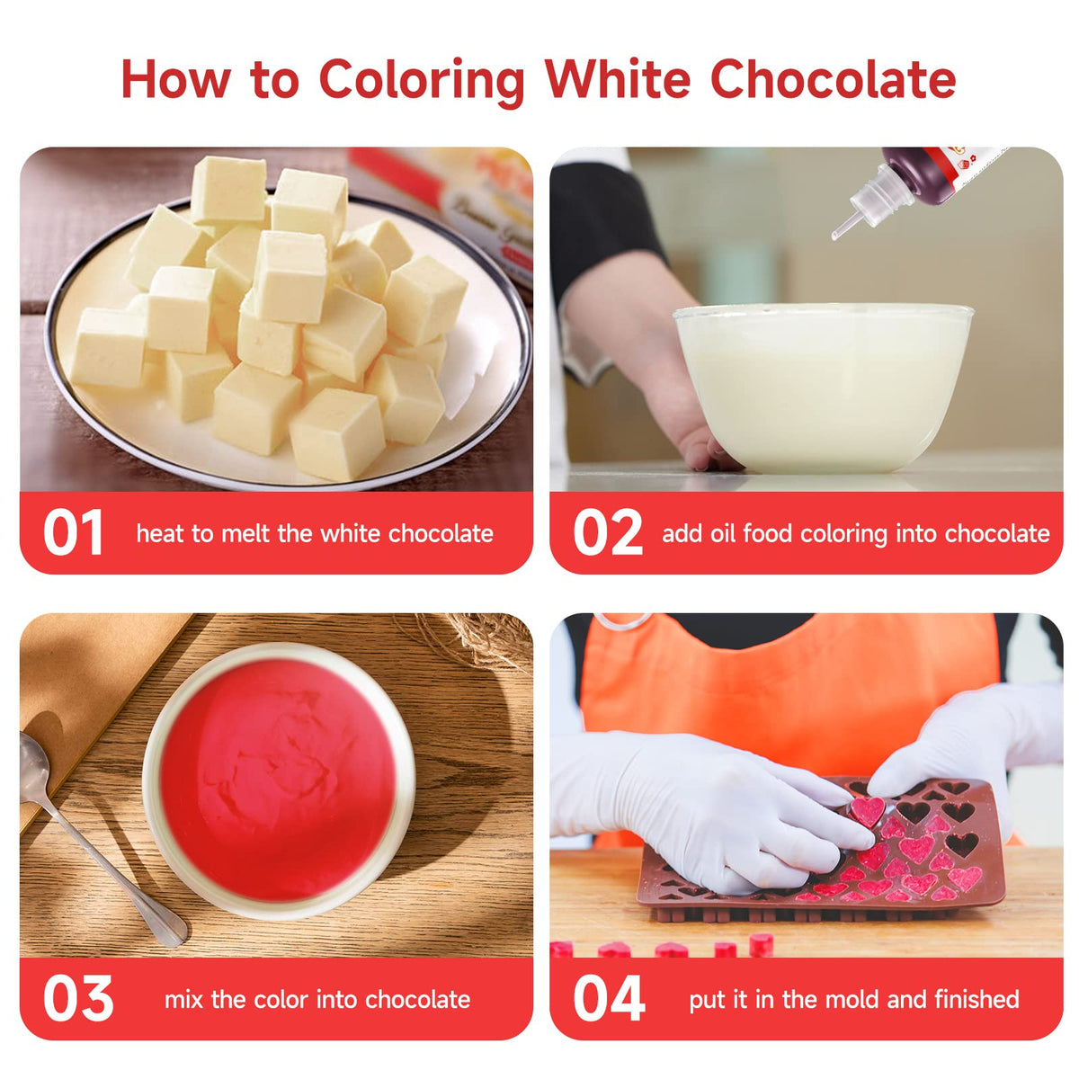 FUTEBO oil-based white coloring for delicate fondant and details