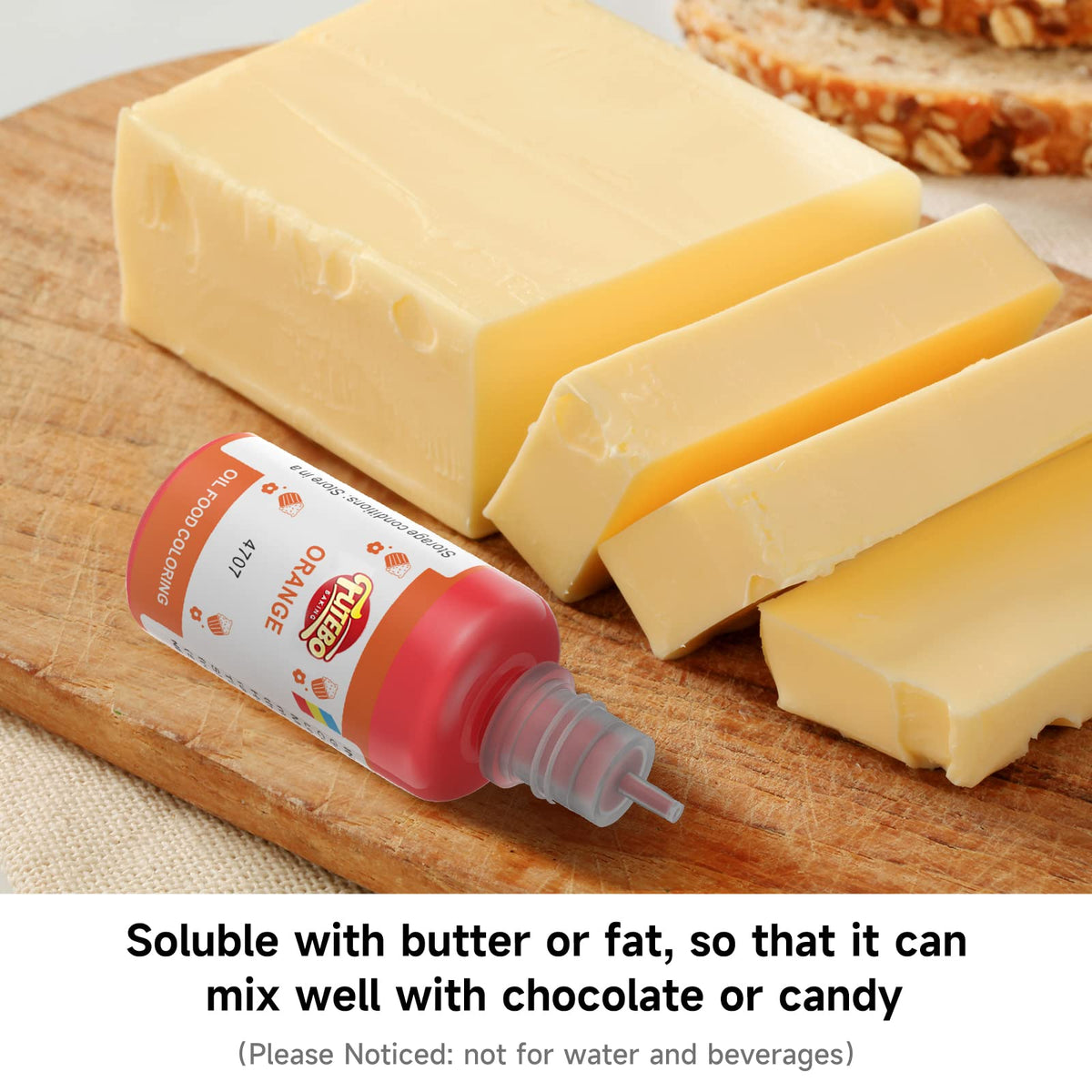 FUTEBO oil-based yellow coloring for buttercream icing