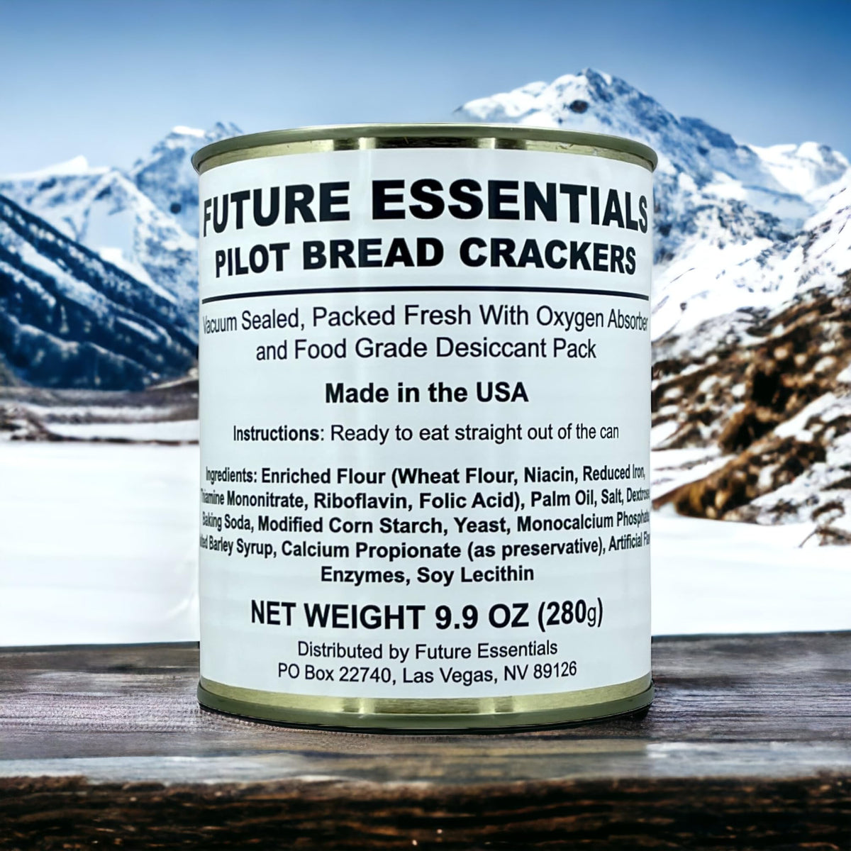 Future Essentials emergency kit compact packaging, easy to store and transport.
