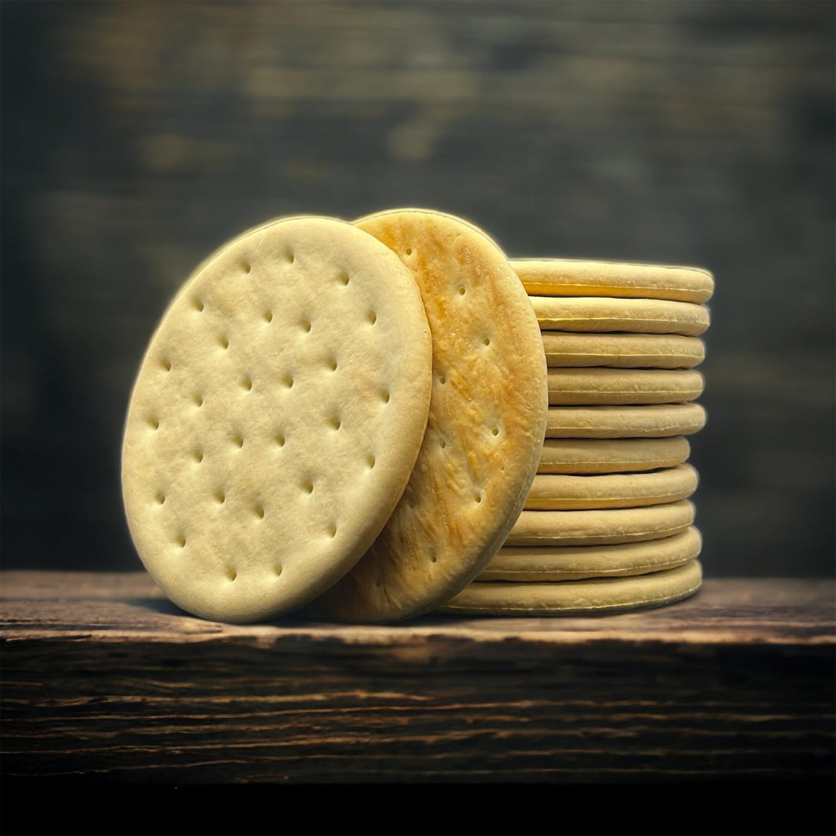 Future Essentials USA-made enriched flour biscuits, trusted for long-term storage.